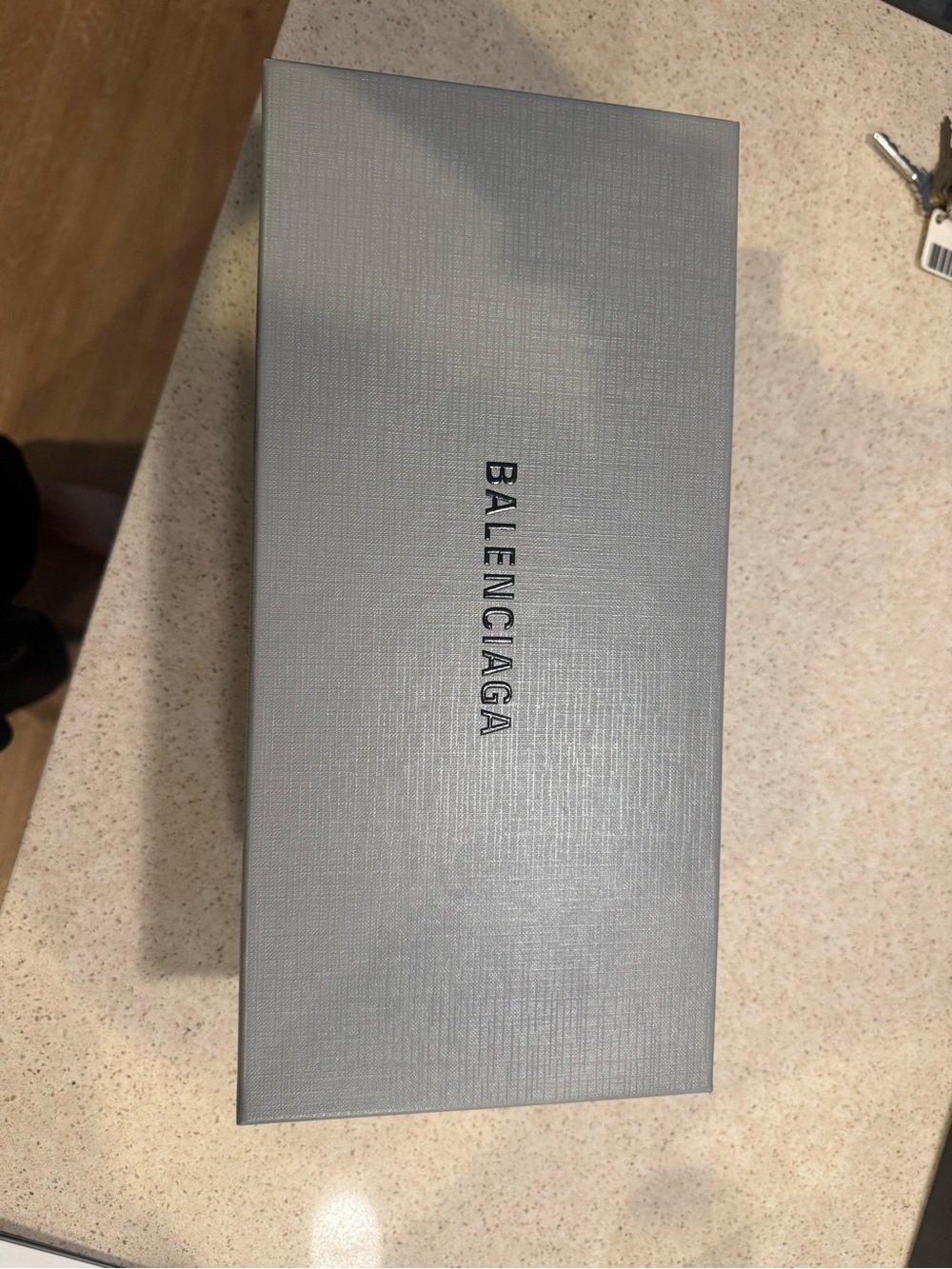 Balenciaga Light Grey Logo Shoe Box